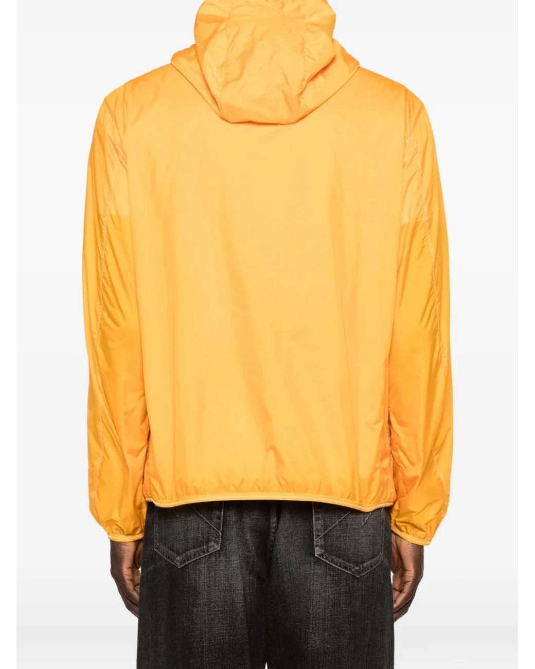 Chaqueta Con Capucha Y Logo Moncler de hombre de color Yellow