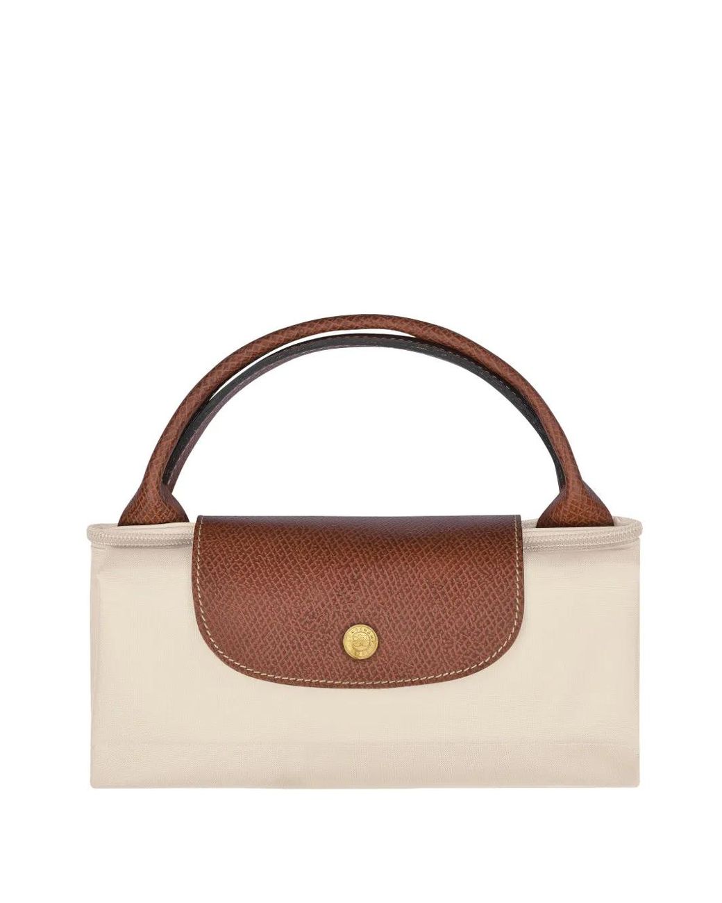 Longchamp Natural Large Le Pliage Travel Bag