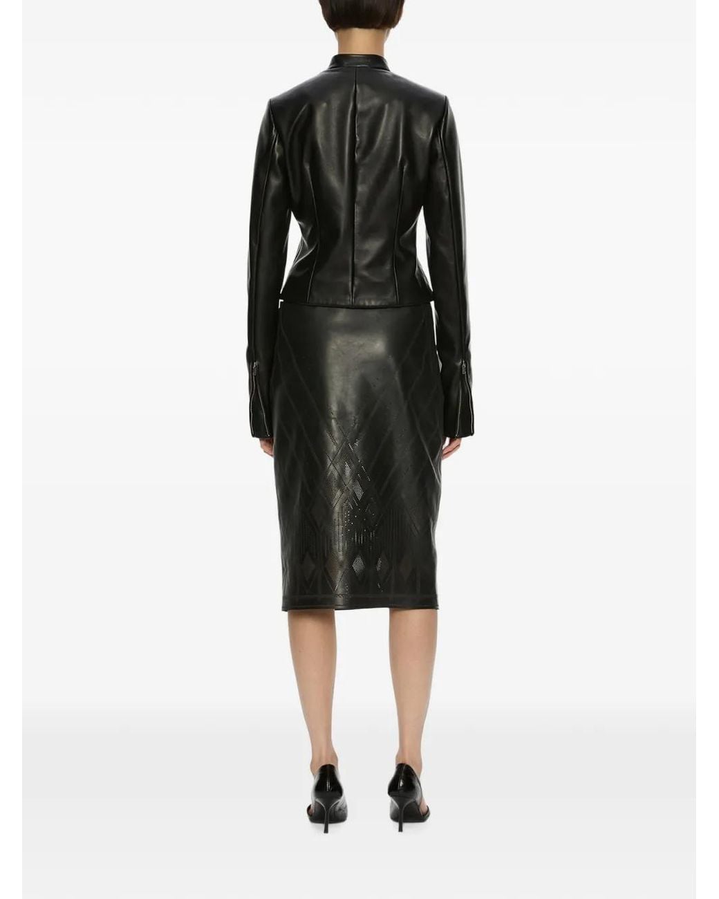 Christopher Esber Black Richie Leather Jacket