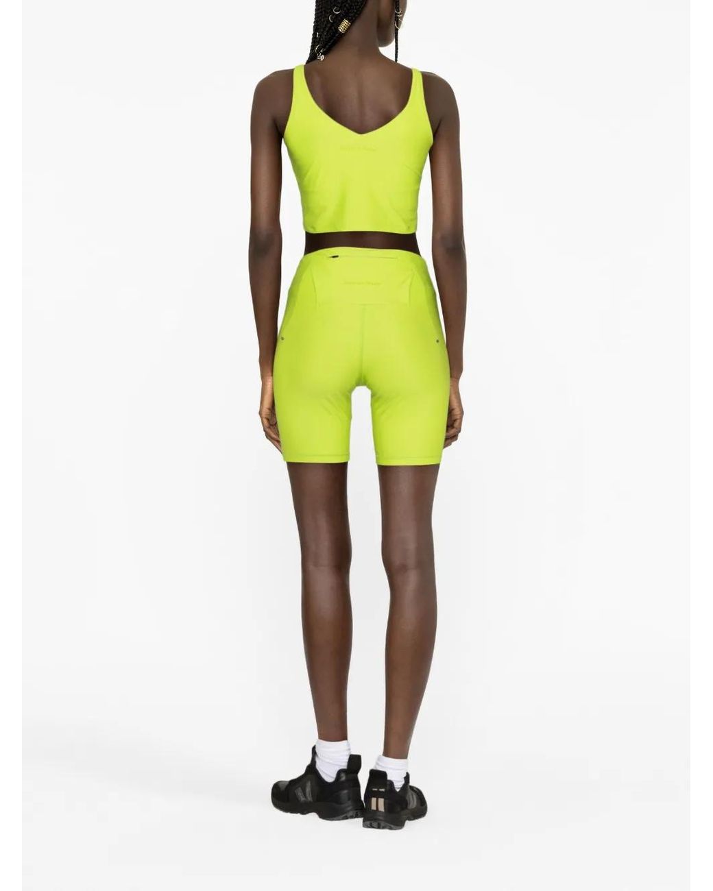 District Vision Yellow Light Support Sports Bra