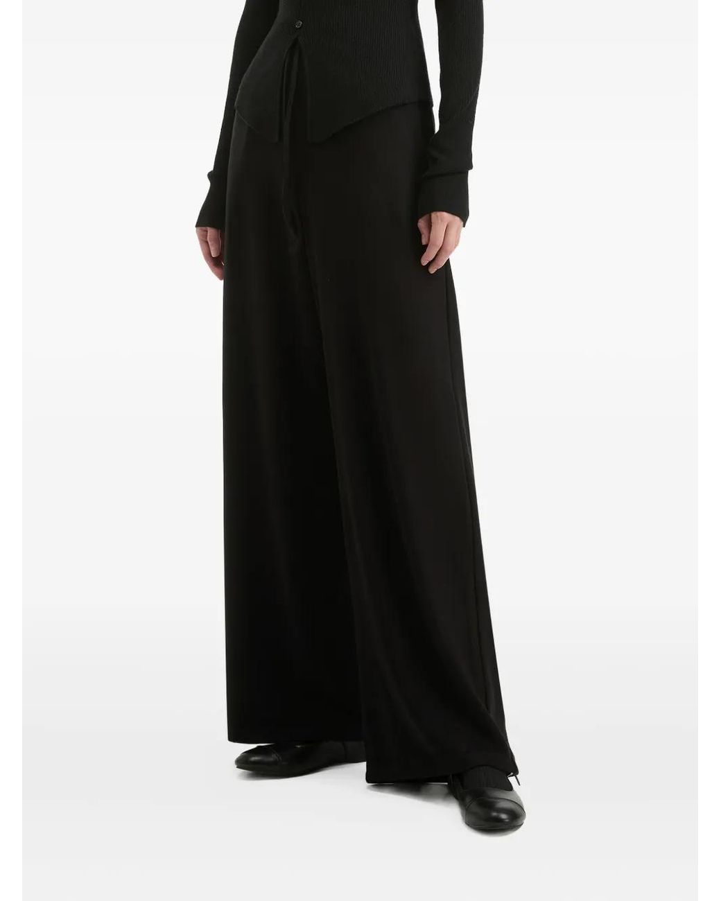 B+ AB Black Drawstring Trousers