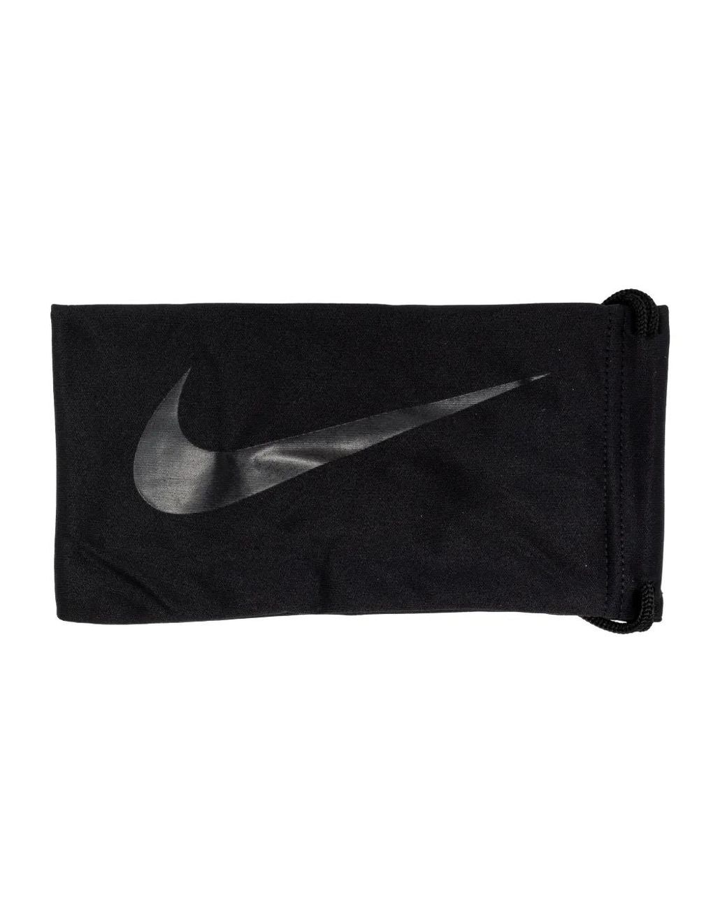 Nike Black Brazel Fuel Rectangle-Frame Sunglasses