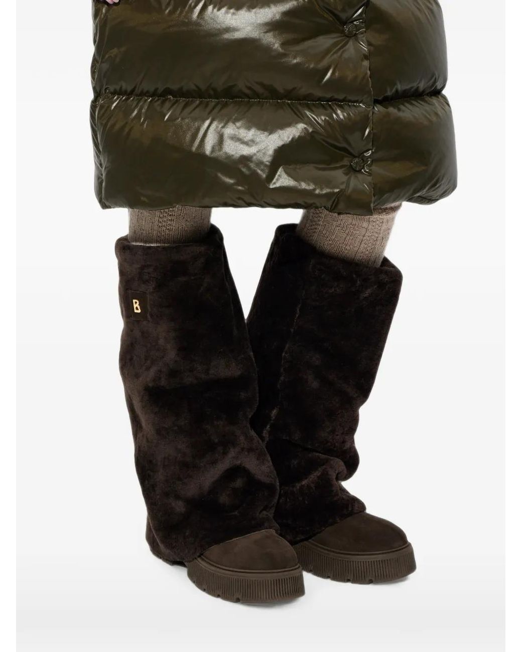 Bogner Black Turin Faux-Fur Boots