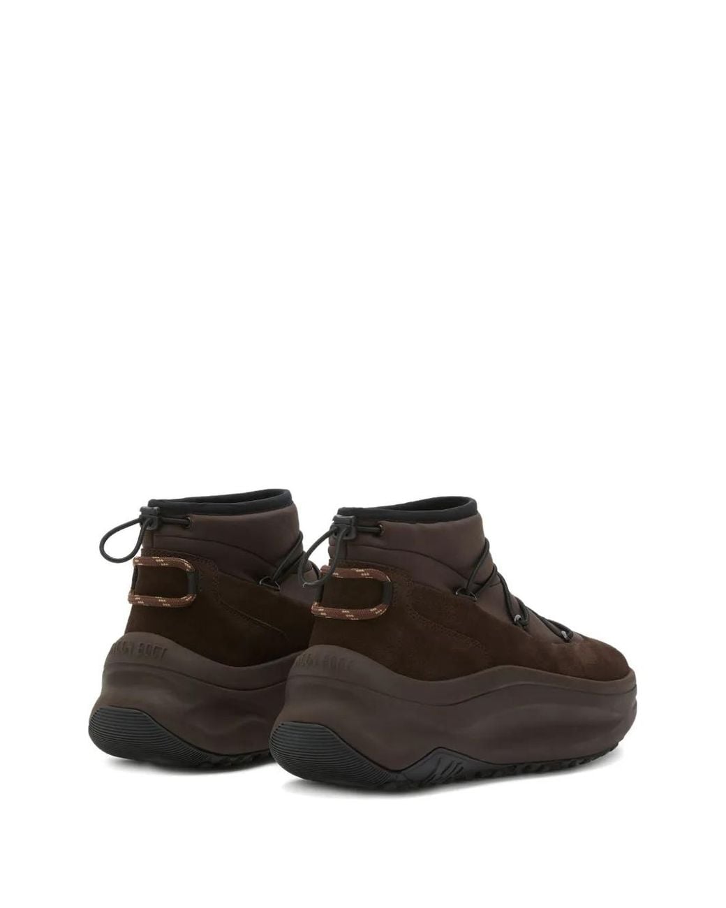 Moon Boot Brown Slip On Sneakers for men