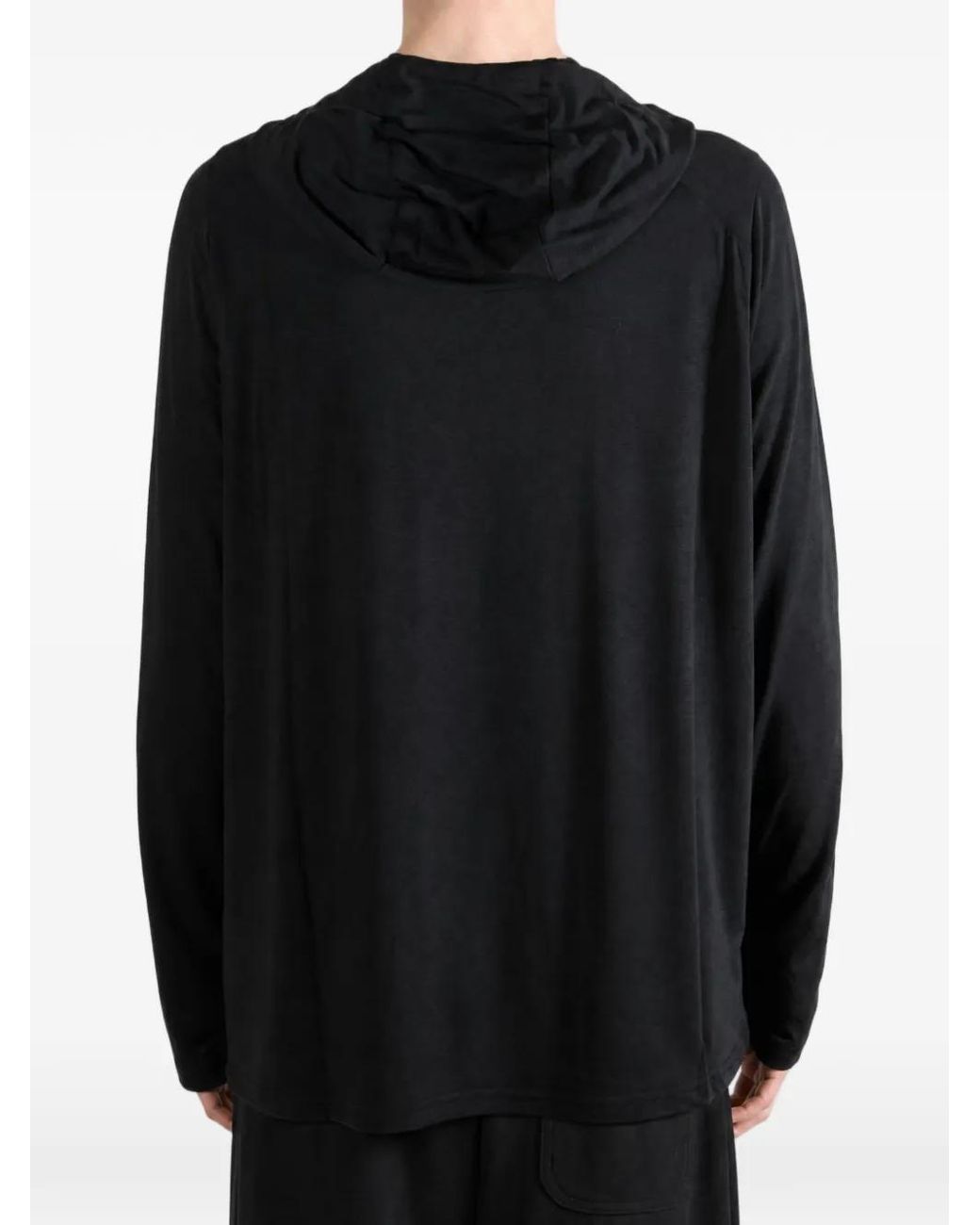 Free Fly Black Thumb-Slot Hoodie for men