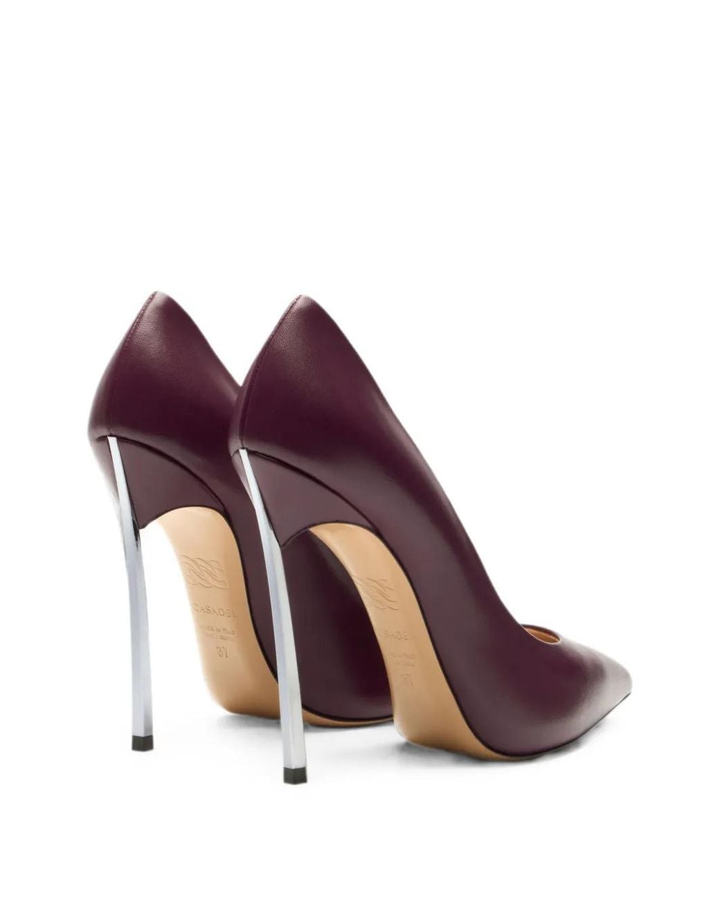 Casadei Purple Blade Minorca Pumps