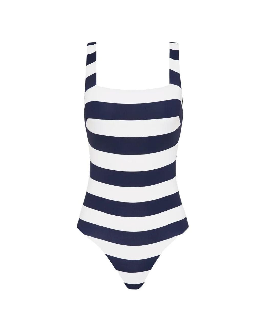 Bondi Born Blue Margot Striped Swimsuit