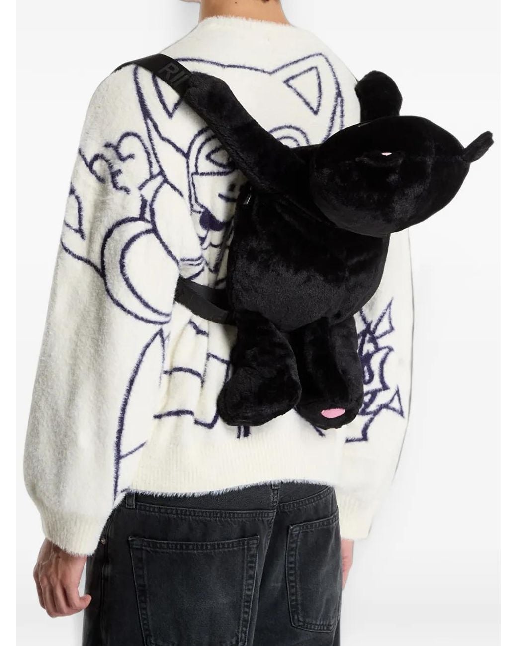 RIPNDIP Black Lord Jermal Plush Backpack