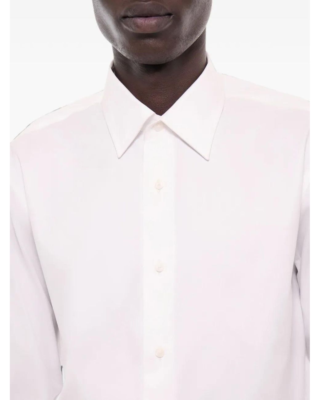 Fursac White Long-Sleeve Shirt for men