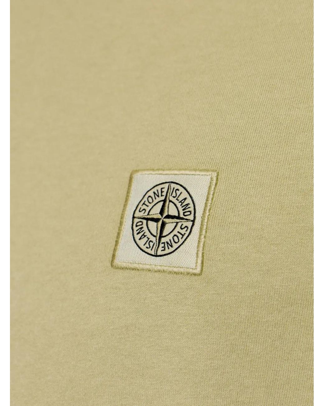 Stone Island Natural Logo Patch T-Shirt for men