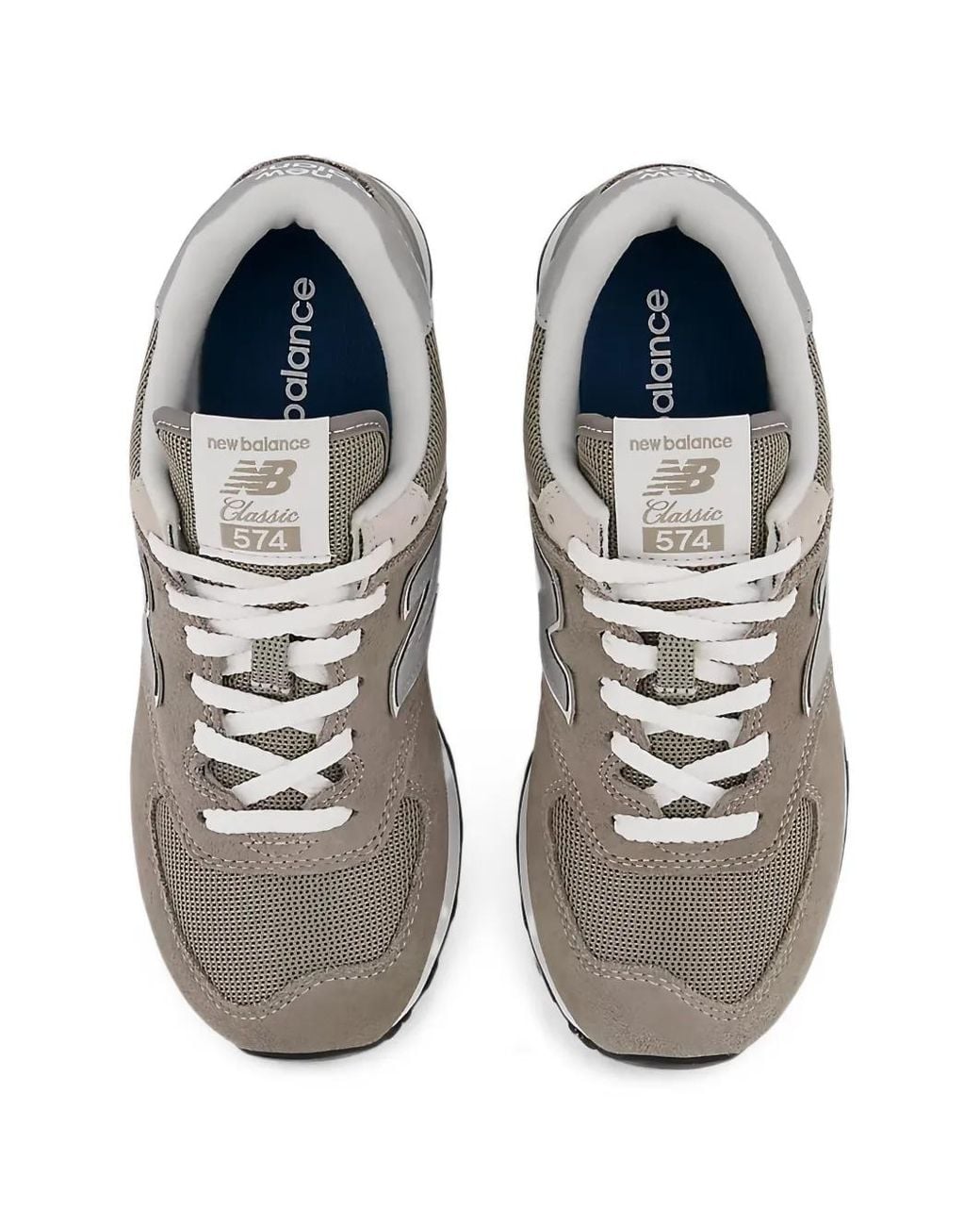 New Balance White 574 Core Sneakers