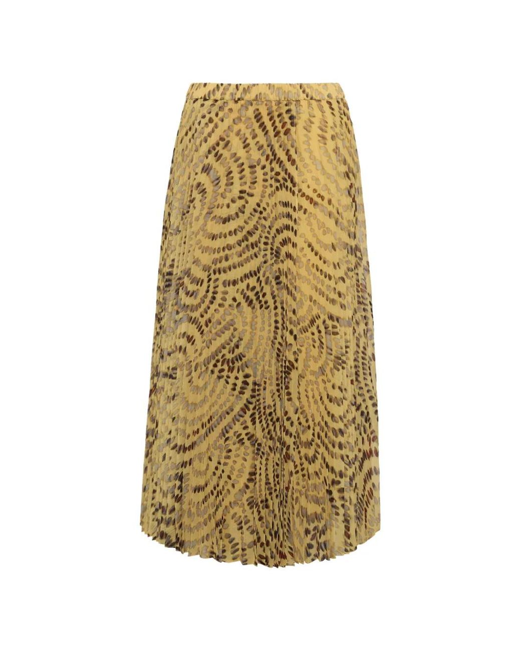 Cara Cara Metallic Jupe Mi-Longue Otta À Design Plissé