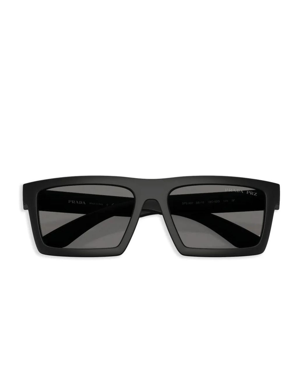Prada Gray Square-Frame Sunglasses