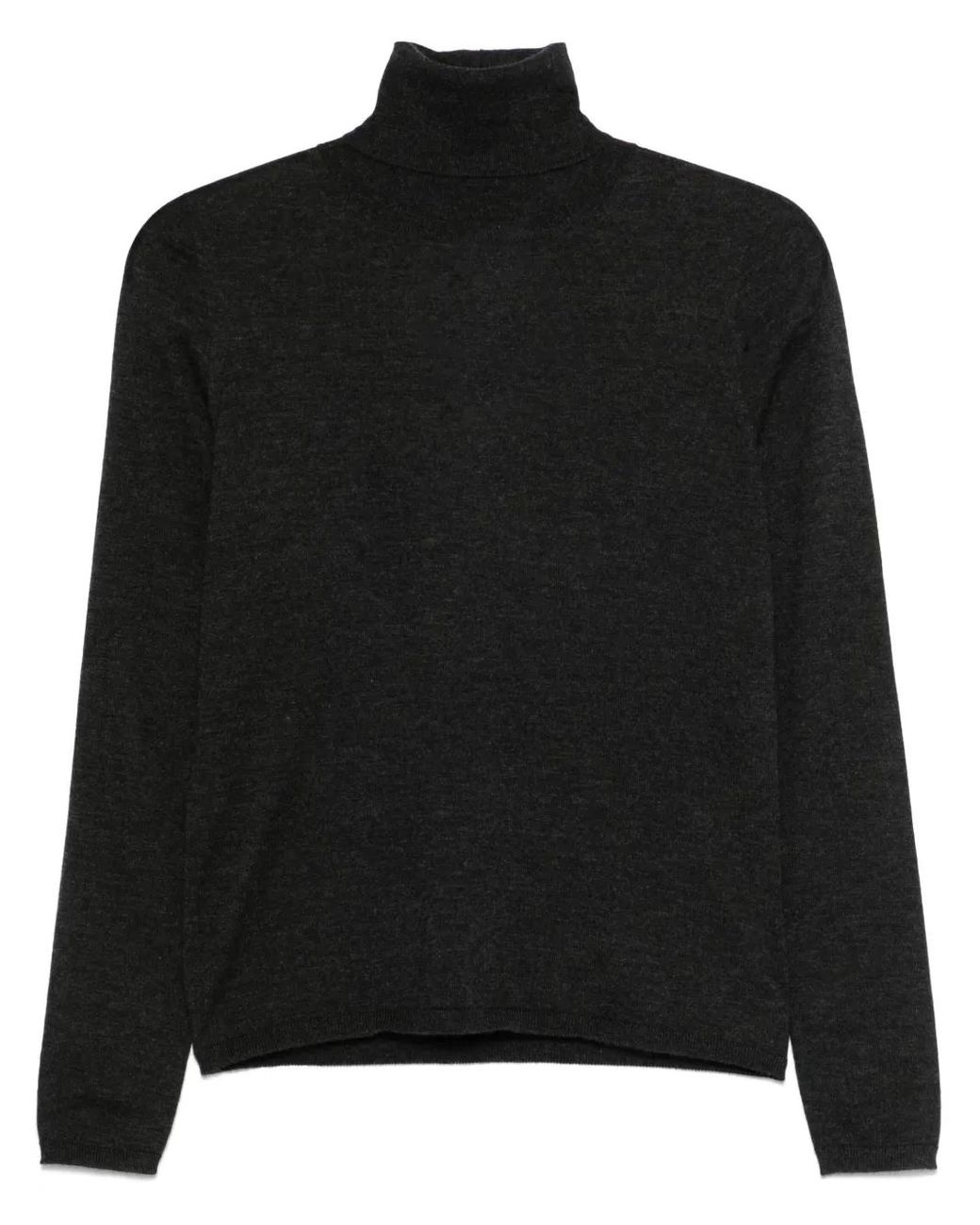 Max Mara Black Cashmere Turtleneck