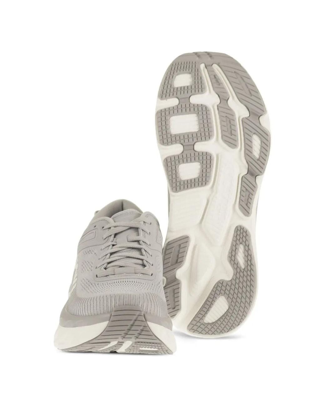 Hoka One One White Bondi Lace-Up Sneakers for men