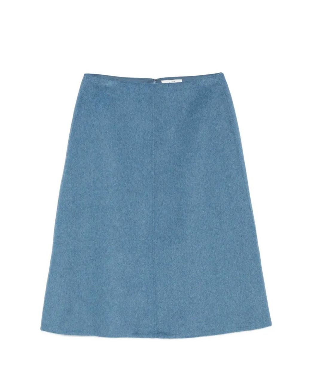 Vince Blue A-Line Skirt