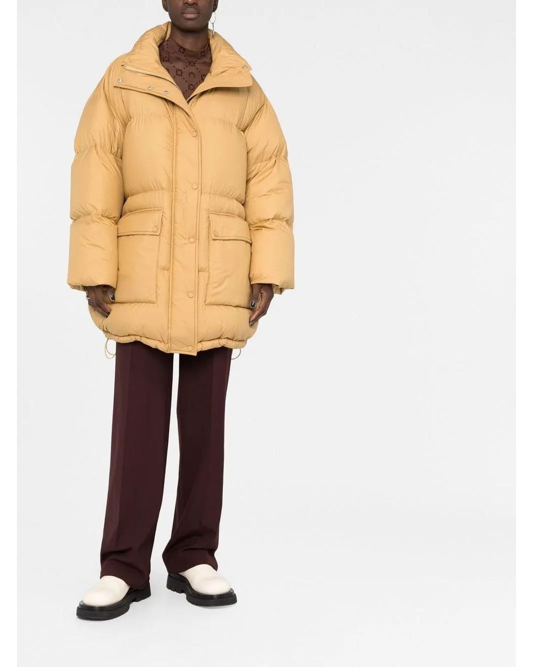 Stand Studio Natural Edna Puffer Coat
