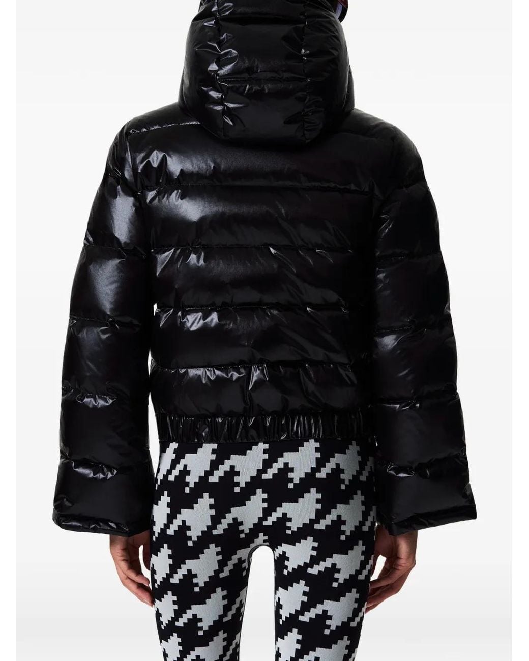 Perfect Moment Black Metallic Polar Flare Down Jacket