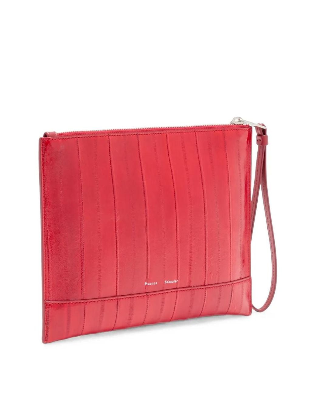 Proenza Schouler Red Pochette Zippée À Talon