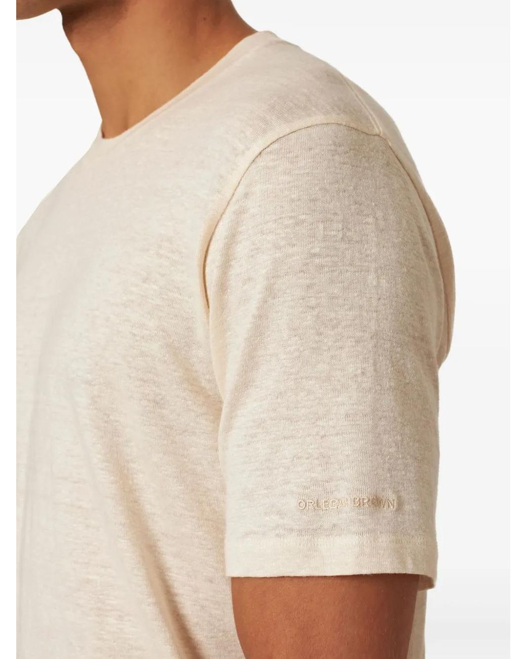 Orlebar Brown White O.B T-Shirt for men