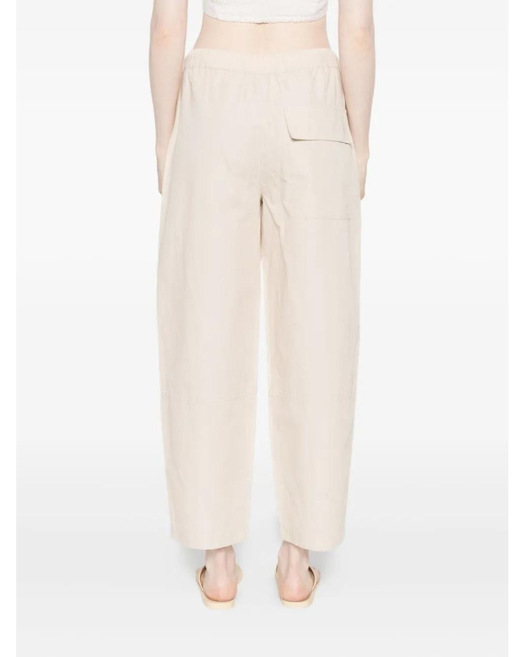 Marc O' Polo White Drawstring Trousers