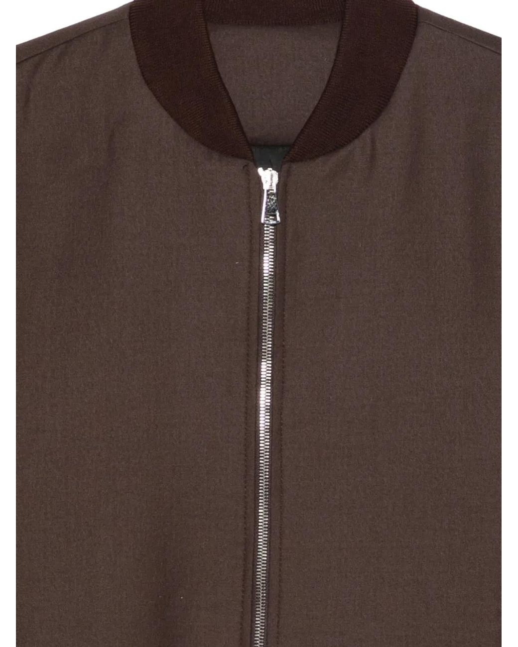 Costumein Brown Zip Jacket for men