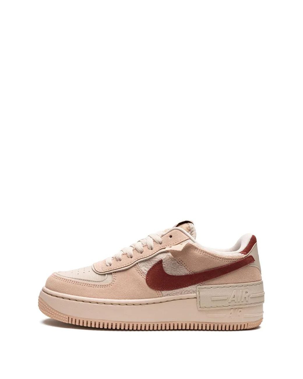 Nike Pink Air Force 1 Shadow "Shimmer" Sneakers