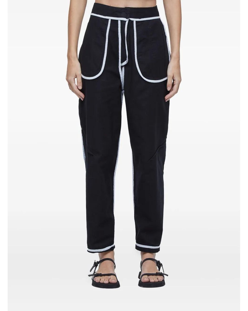 Osklen Blue Cotton Trousers