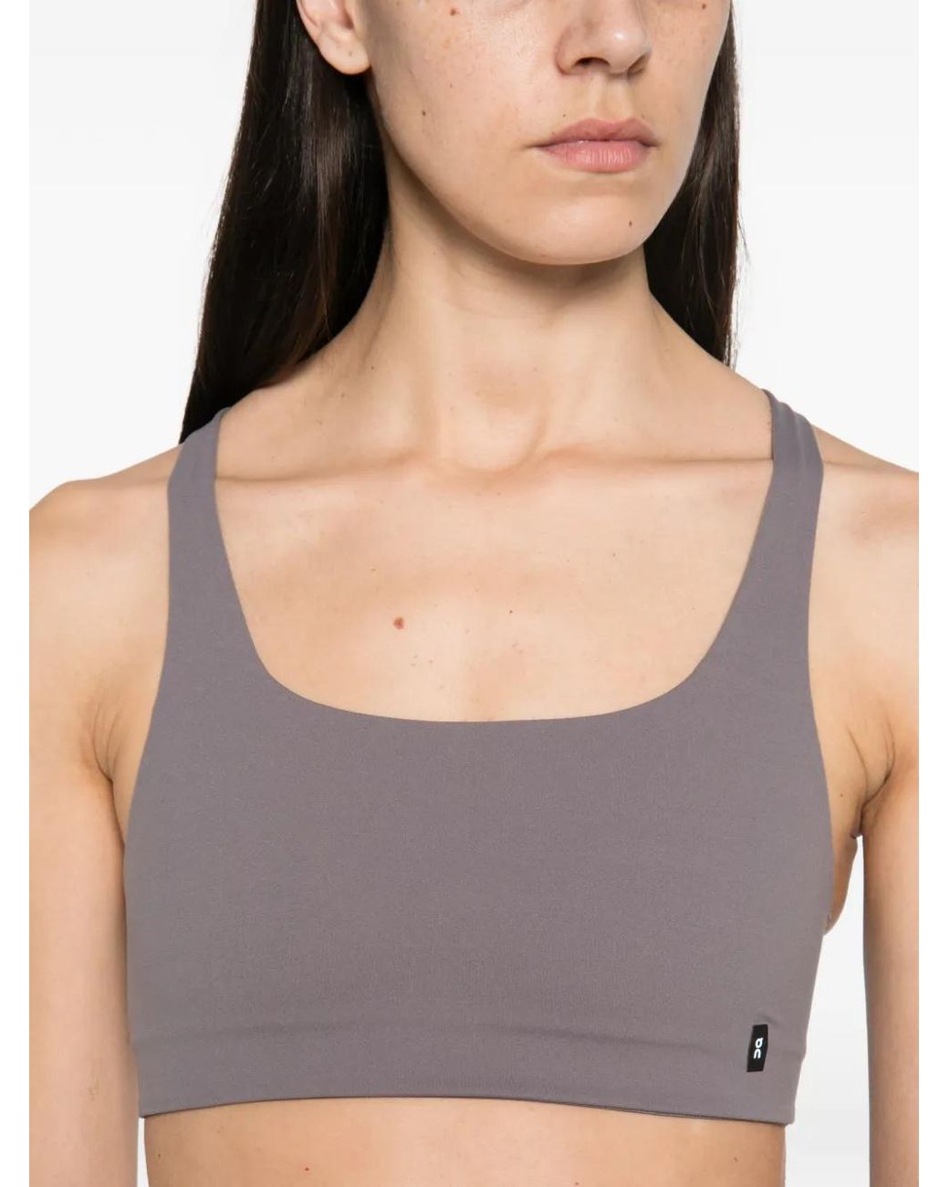 On Shoes Gray Studio Sports Bra