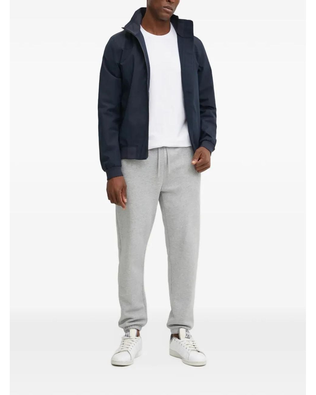 Didriksons Blue Veste Zippée Alvin À Col Montant for men
