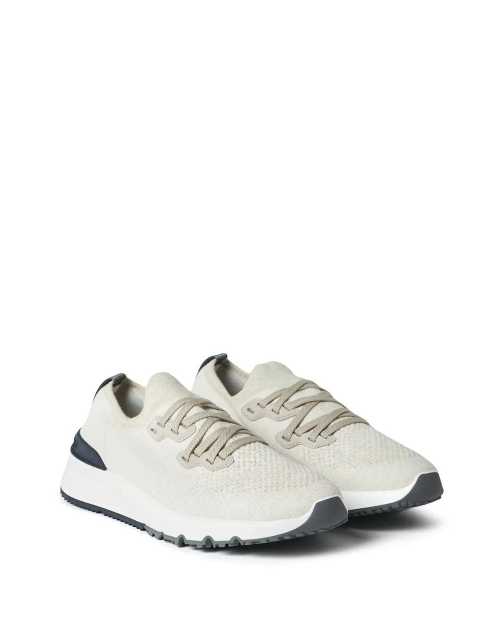 Brunello Cucinelli Natural Sneakers for men