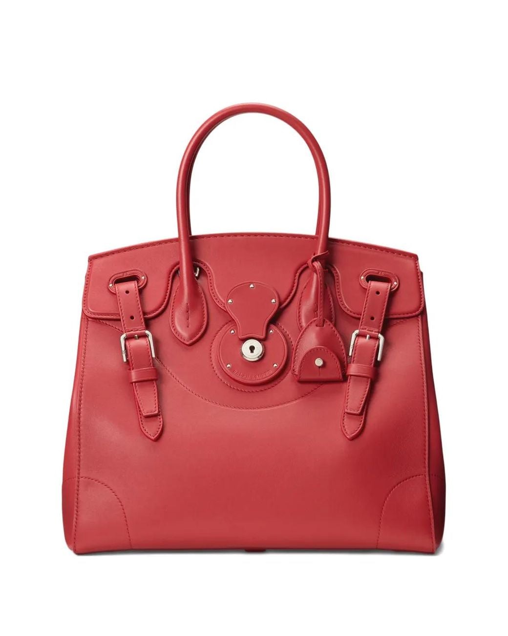 Ralph Lauren Red The Soft Ricky 33 Tote Bag