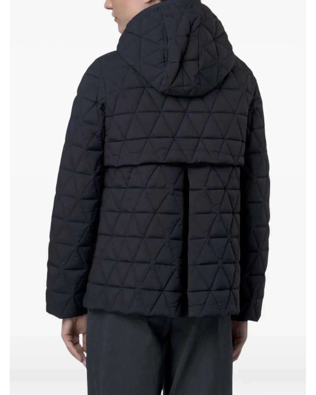 K-Way Blue Veste Madlaine À Matelassage Losanges