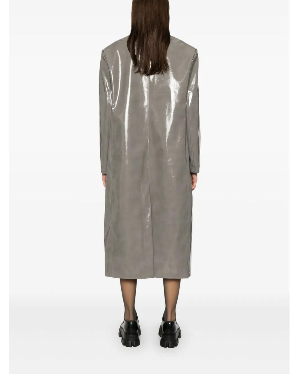 Abrigo con botones MSGM de color Gray