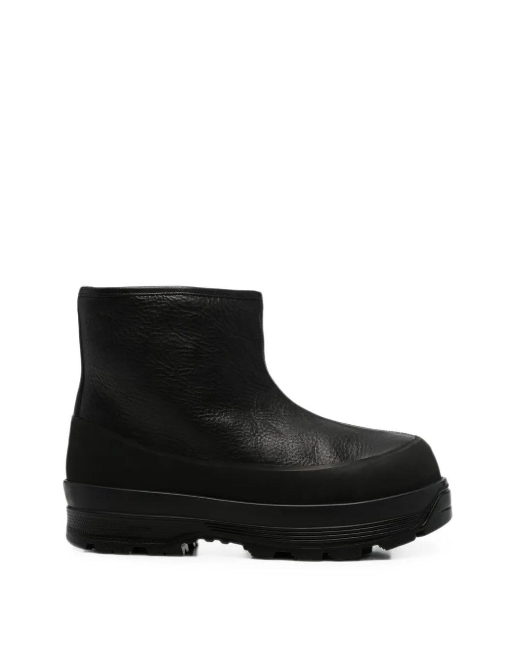 Diemme Black Bottines Badia En Peau Lainée for men