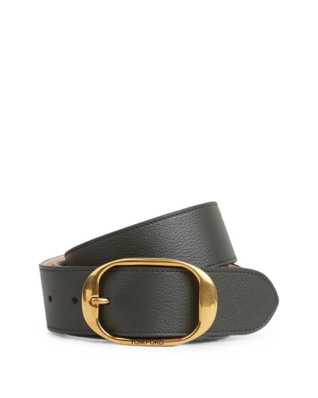 Tom Ford Multicolor Ceinture En Cuir Grainé À Boucle for men