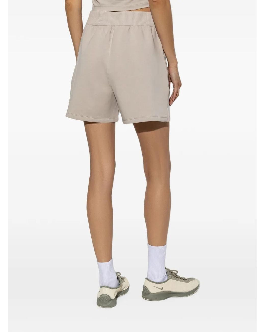 Nike Gray Elasticated-Waistband Shorts