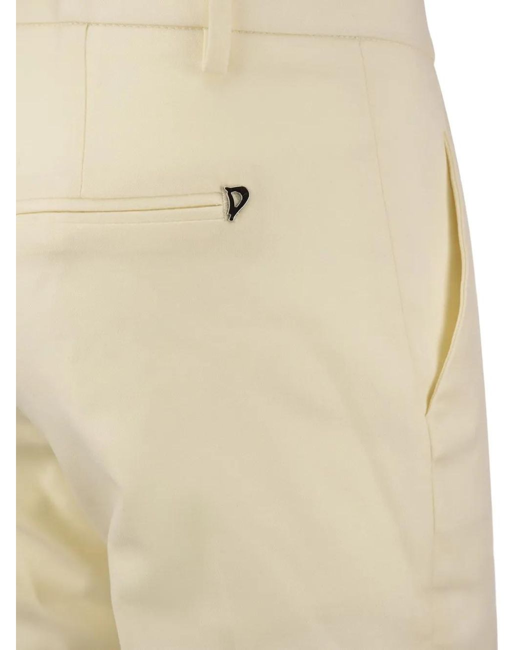 Dondup Broek Met Logo in het Natural