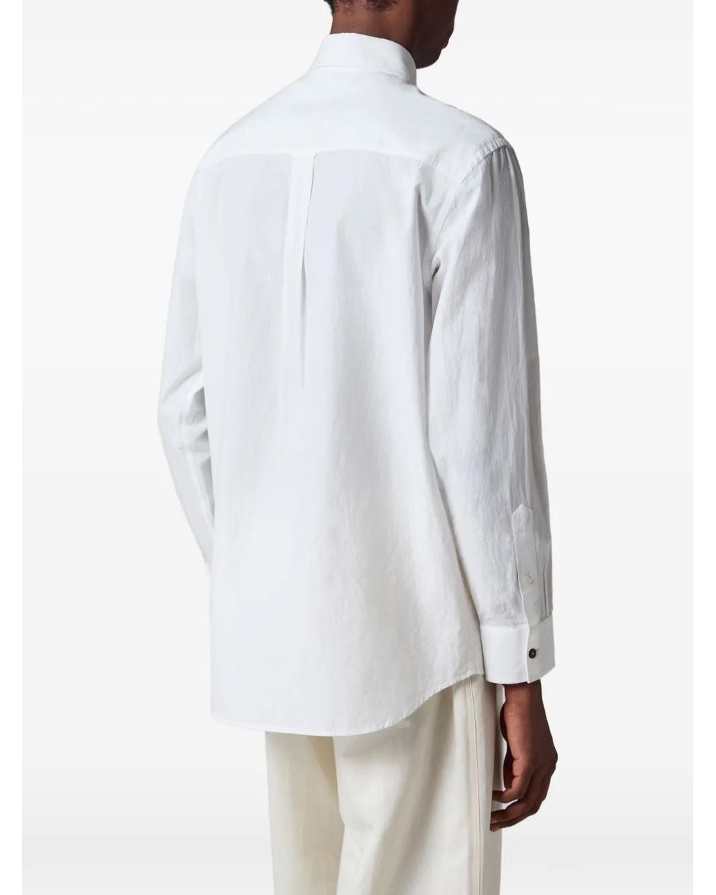 Camisa Rabbit De Algodón Paul Smith de hombre de color White