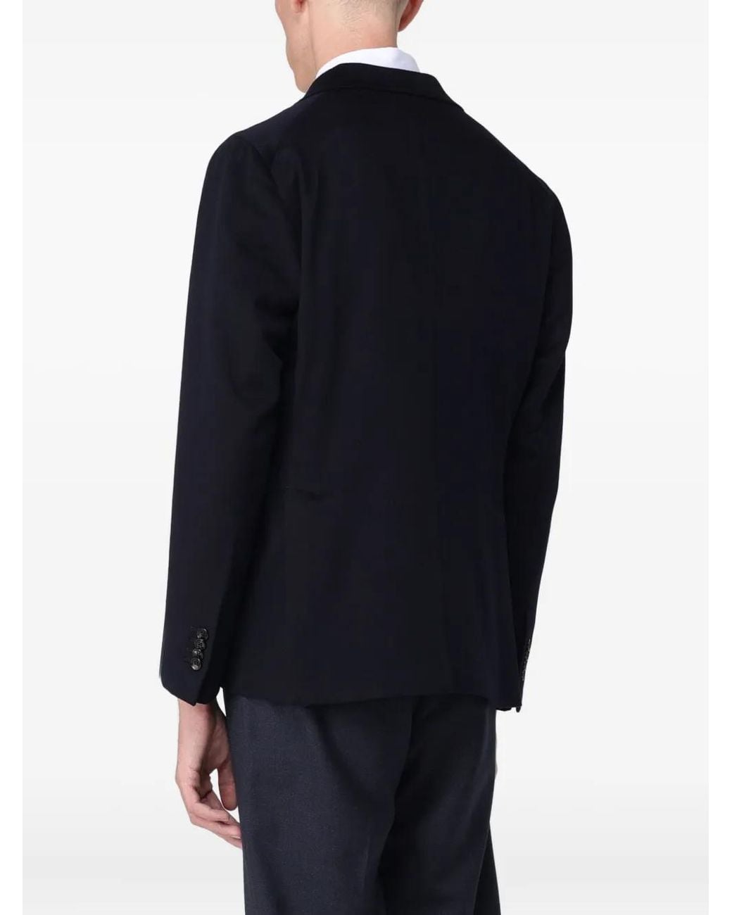 Tagliatore Blue Double-Breasted Blazer for men