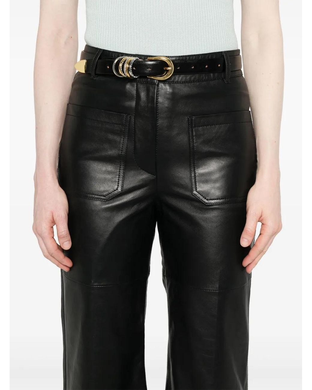 Victoria Beckham Black Alina' Pants