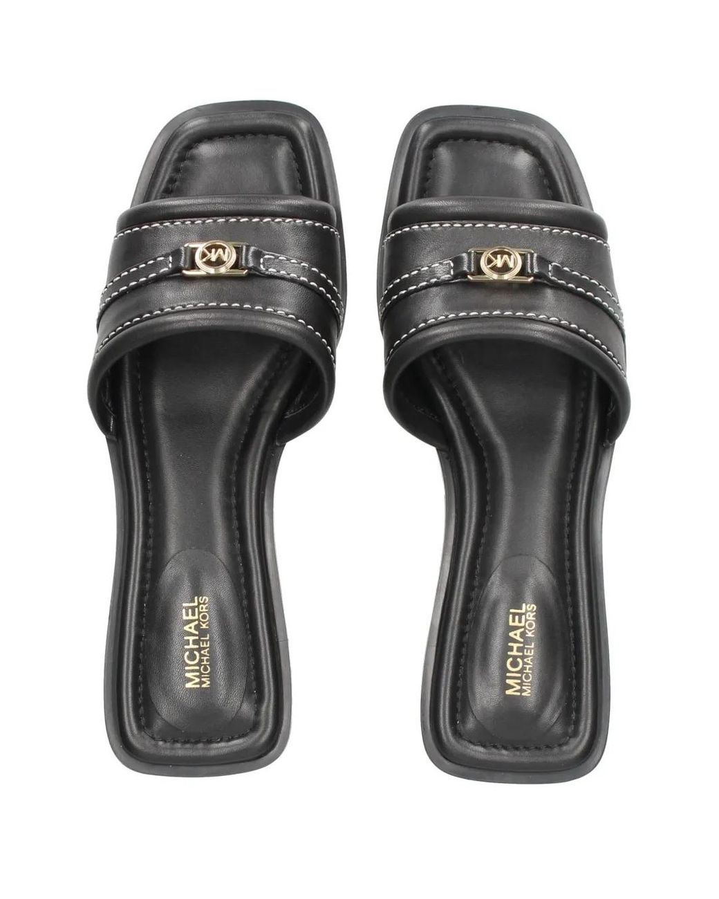 MICHAEL Michael Kors レザー サンダル Black