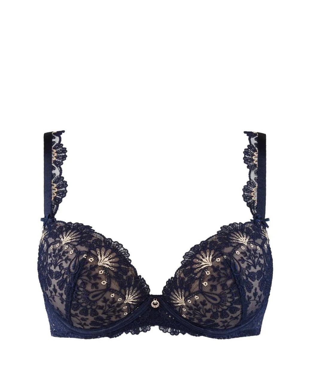 Aubade Blue Art Of Ink Push-Up Bra