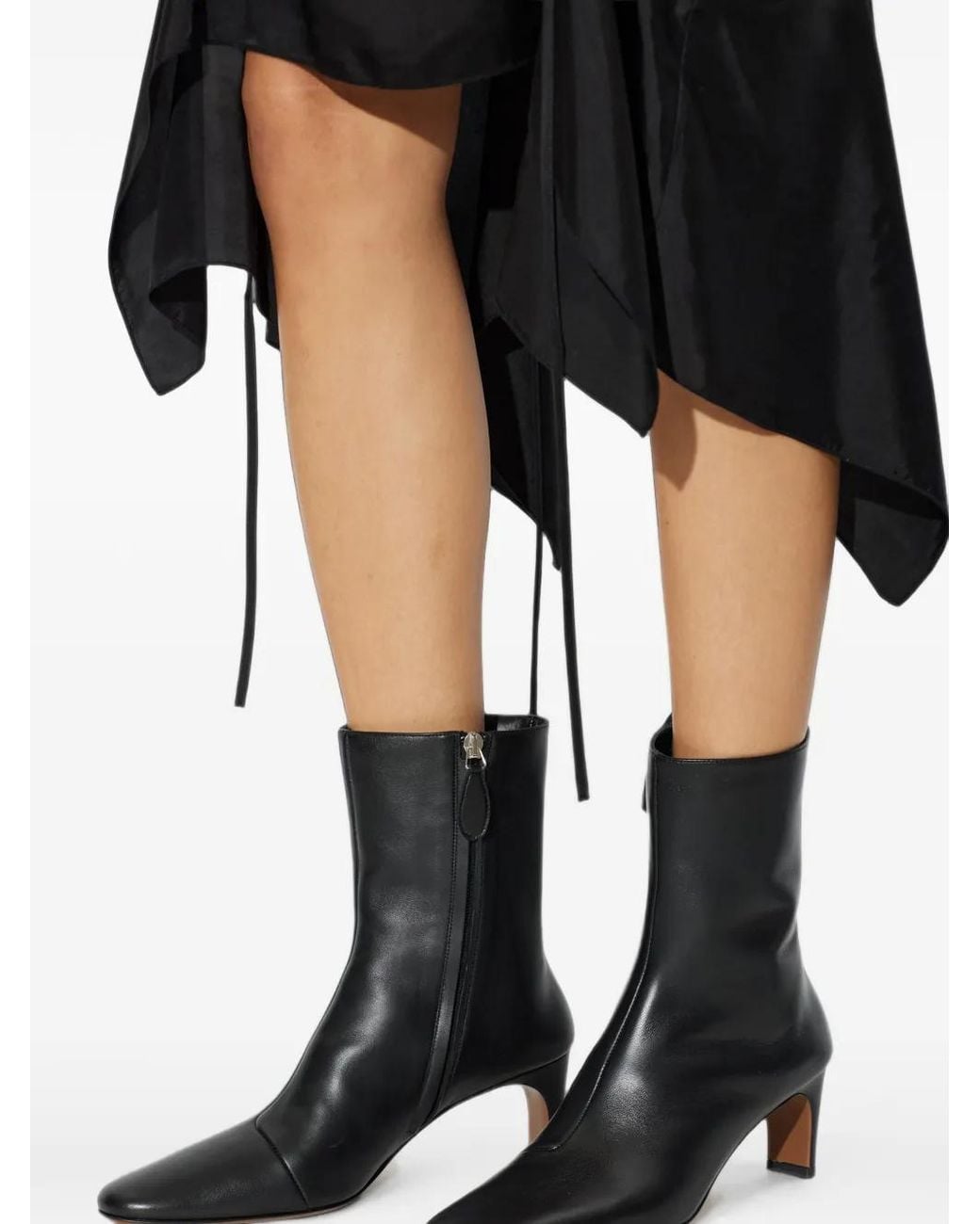Neous Black Nervia Leather Ankle Boots