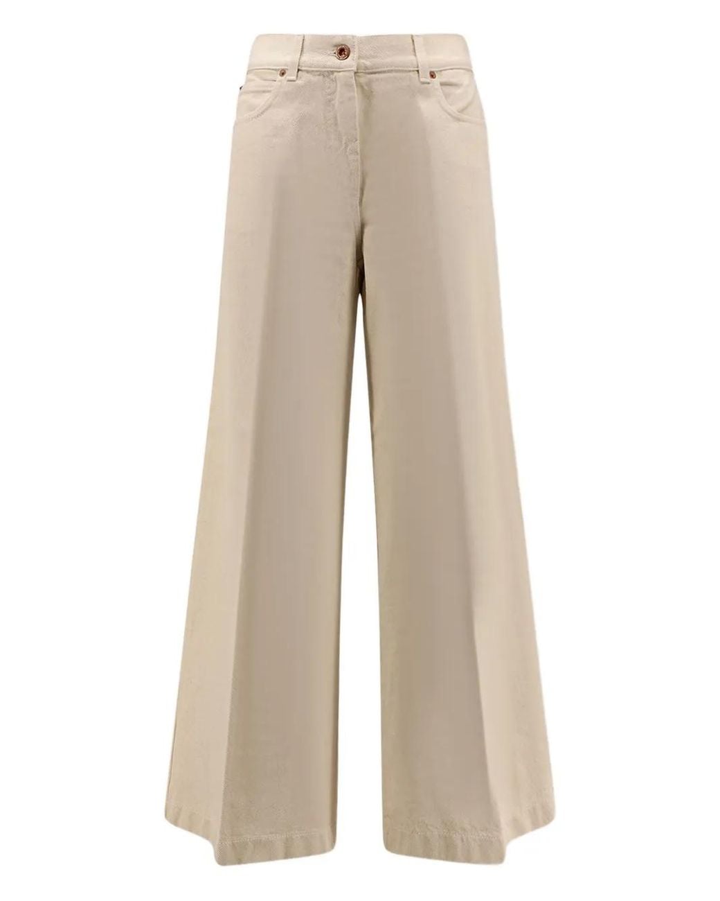 Pantalones Con Botones Aspesi de color Natural