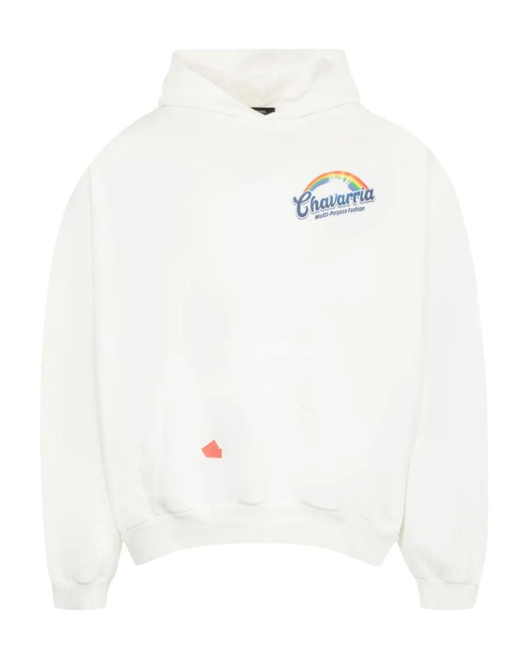 Willy Chavarria White Clean & Fresh Willy Hooligan Hoodie for men