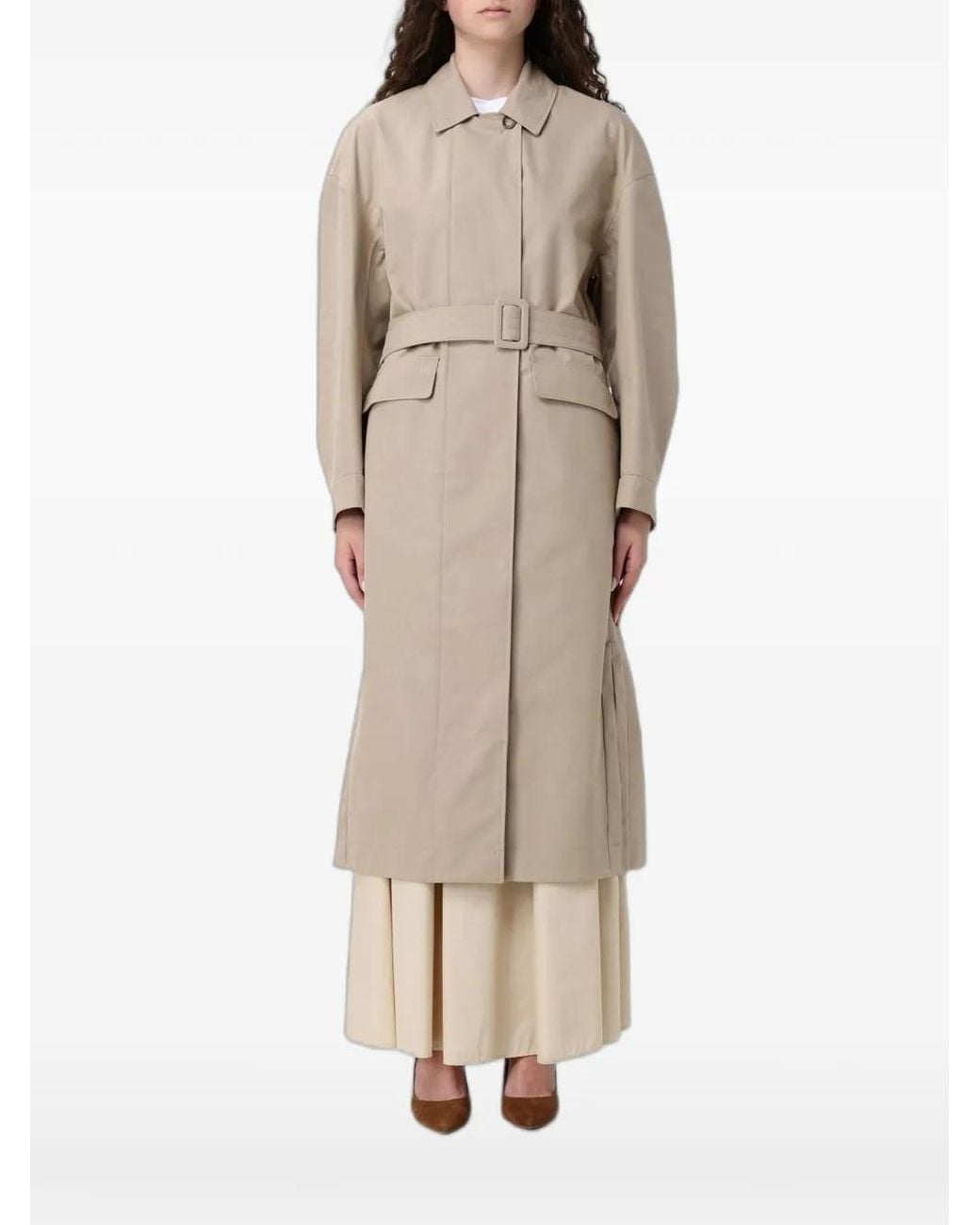 Max Mara Natural Belted Trench Coat