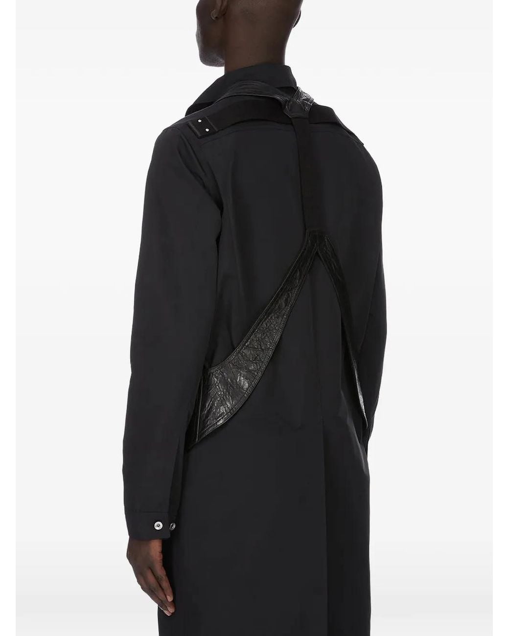 Rick Owens White Débardeur En Cuir À Fermeture Zippée for men