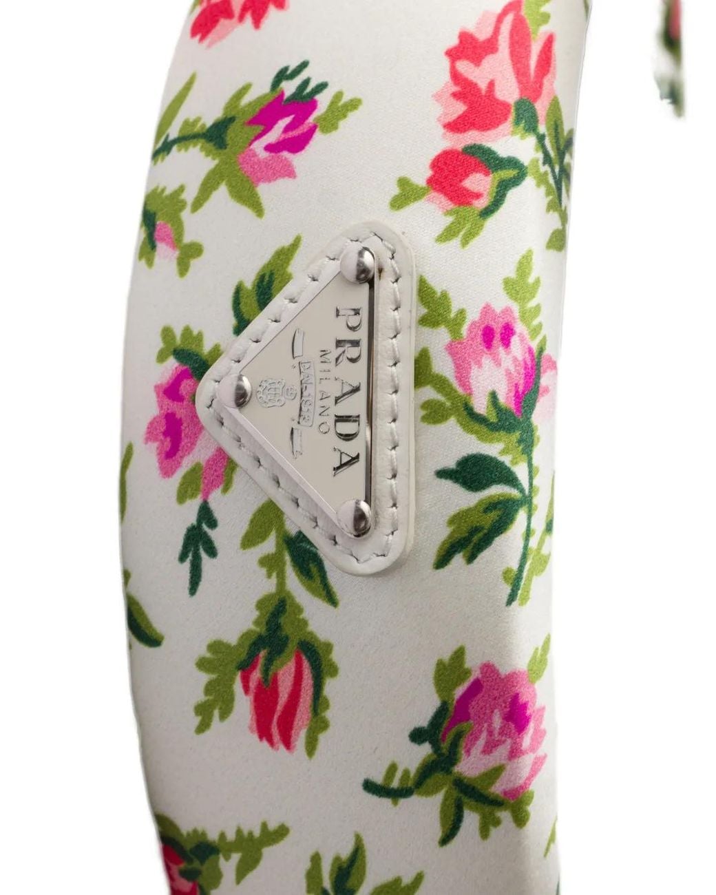 Prada Metallic Printed Duchesse Headband