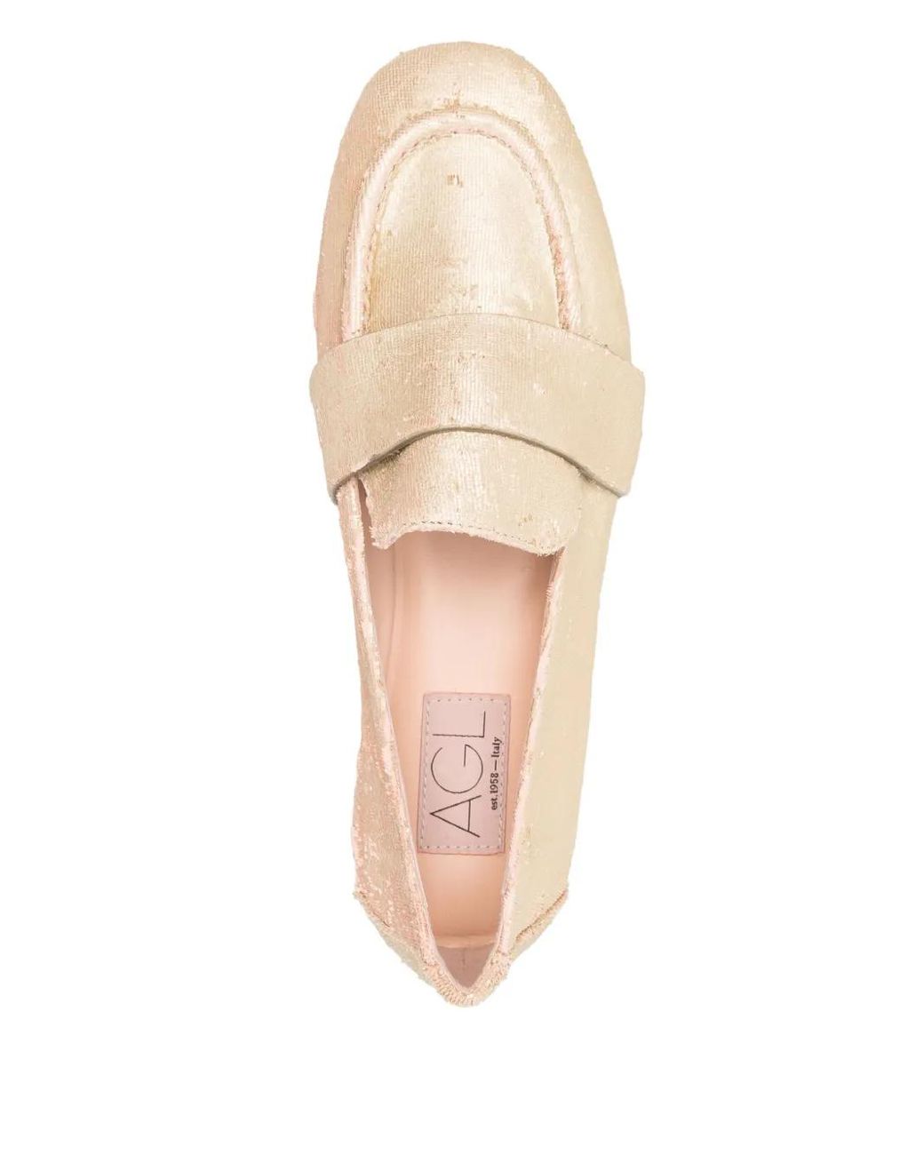 Agl Attilio Giusti Leombruni Natural Marienne Loafers